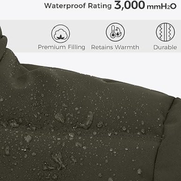 Women's Hooded‎ Warm Winter Coat Quilted Thicken Puffer Jacket with Removable - Picture 2 of 6